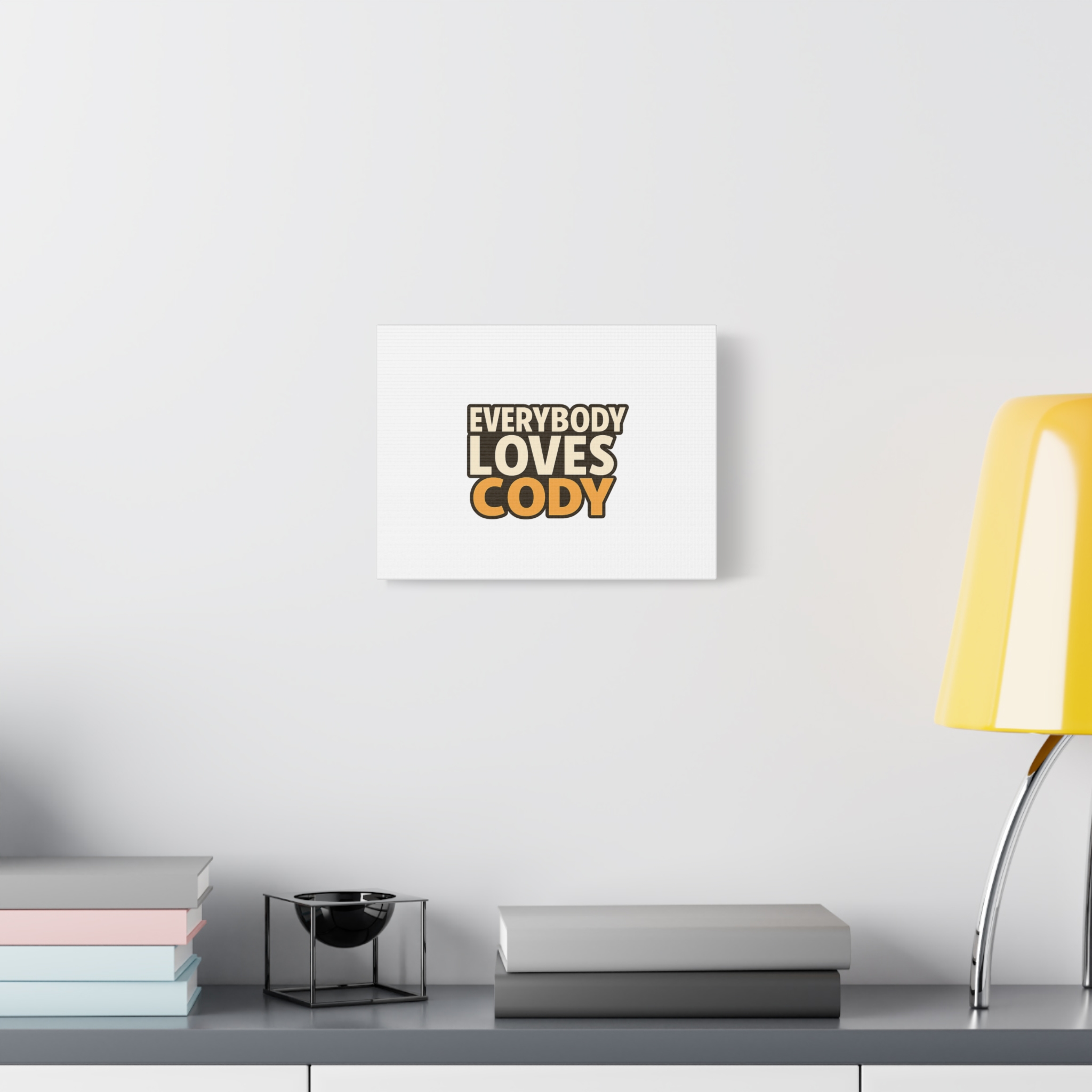 Everybody Loves Cody Matte Canvas Wall Art - Image 3