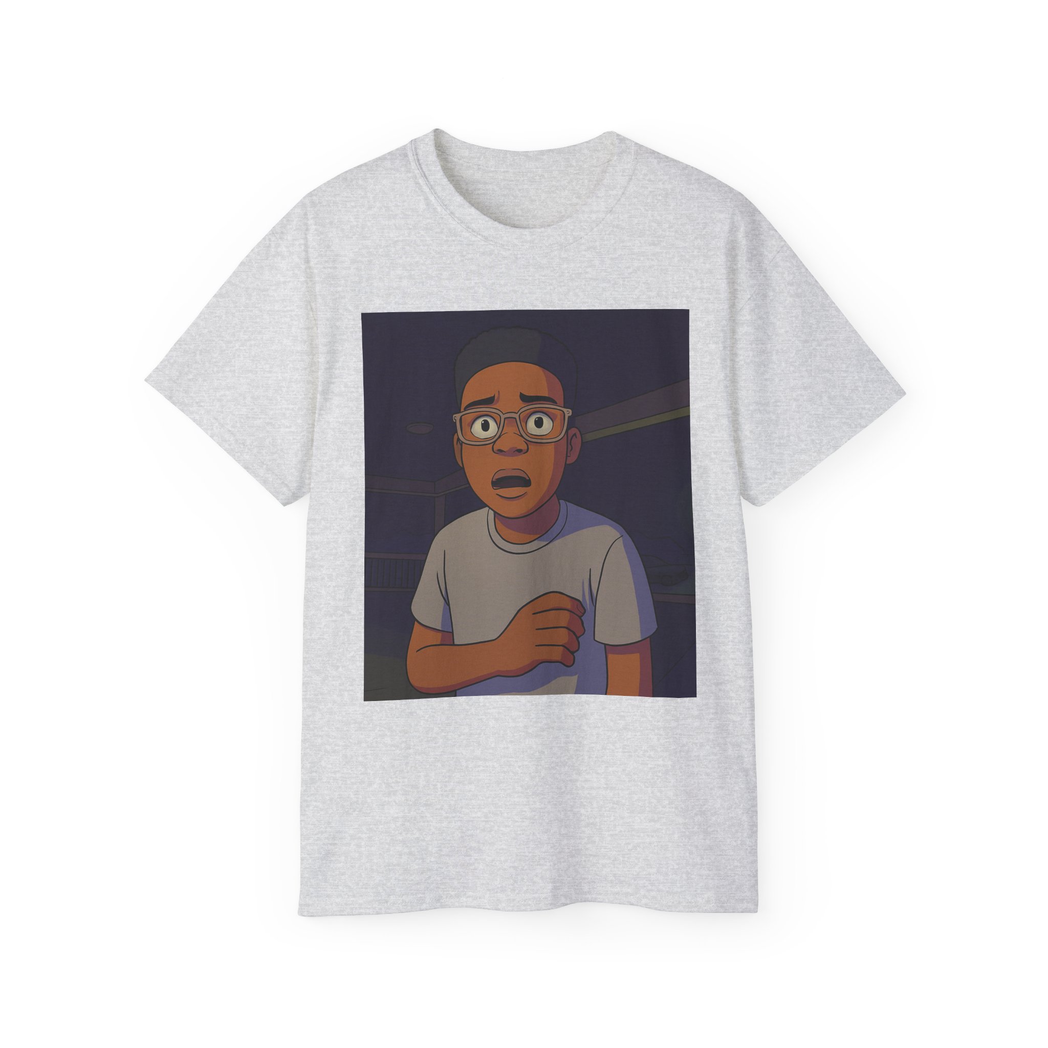 Shocked Cartoon Character T-Shirt - Image 5