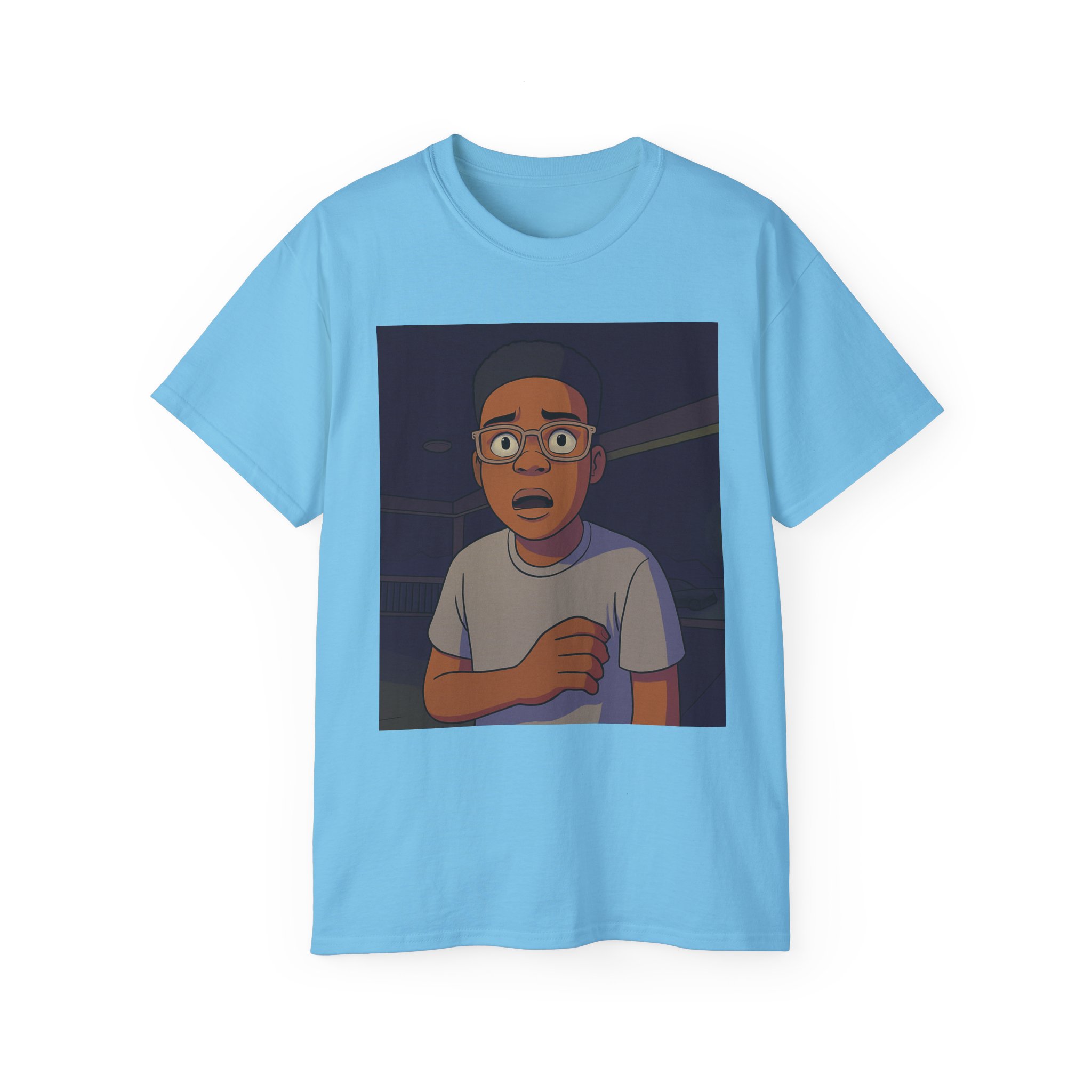Shocked Cartoon Character T-Shirt - Image 37