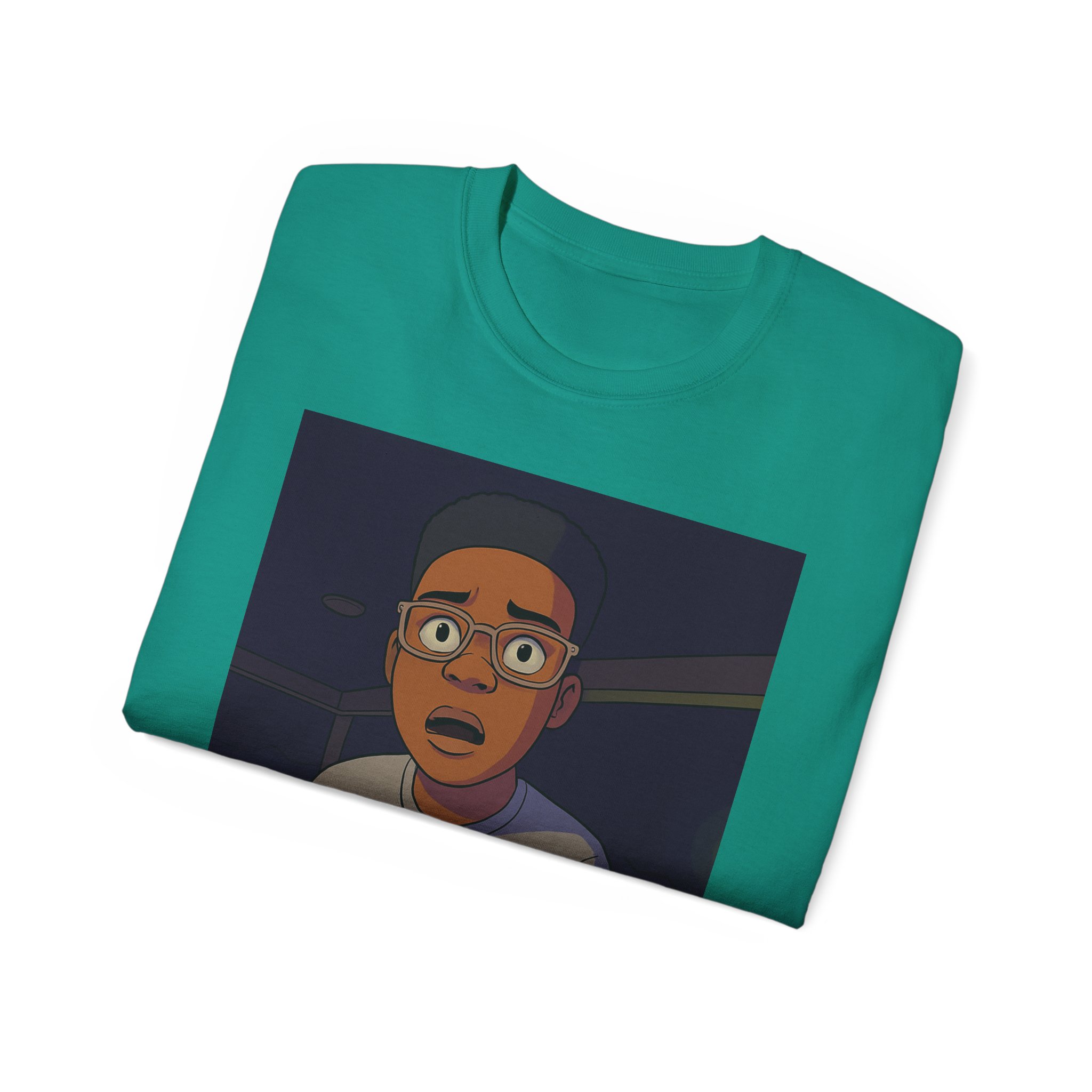 Shocked Cartoon Character T-Shirt - Image 36