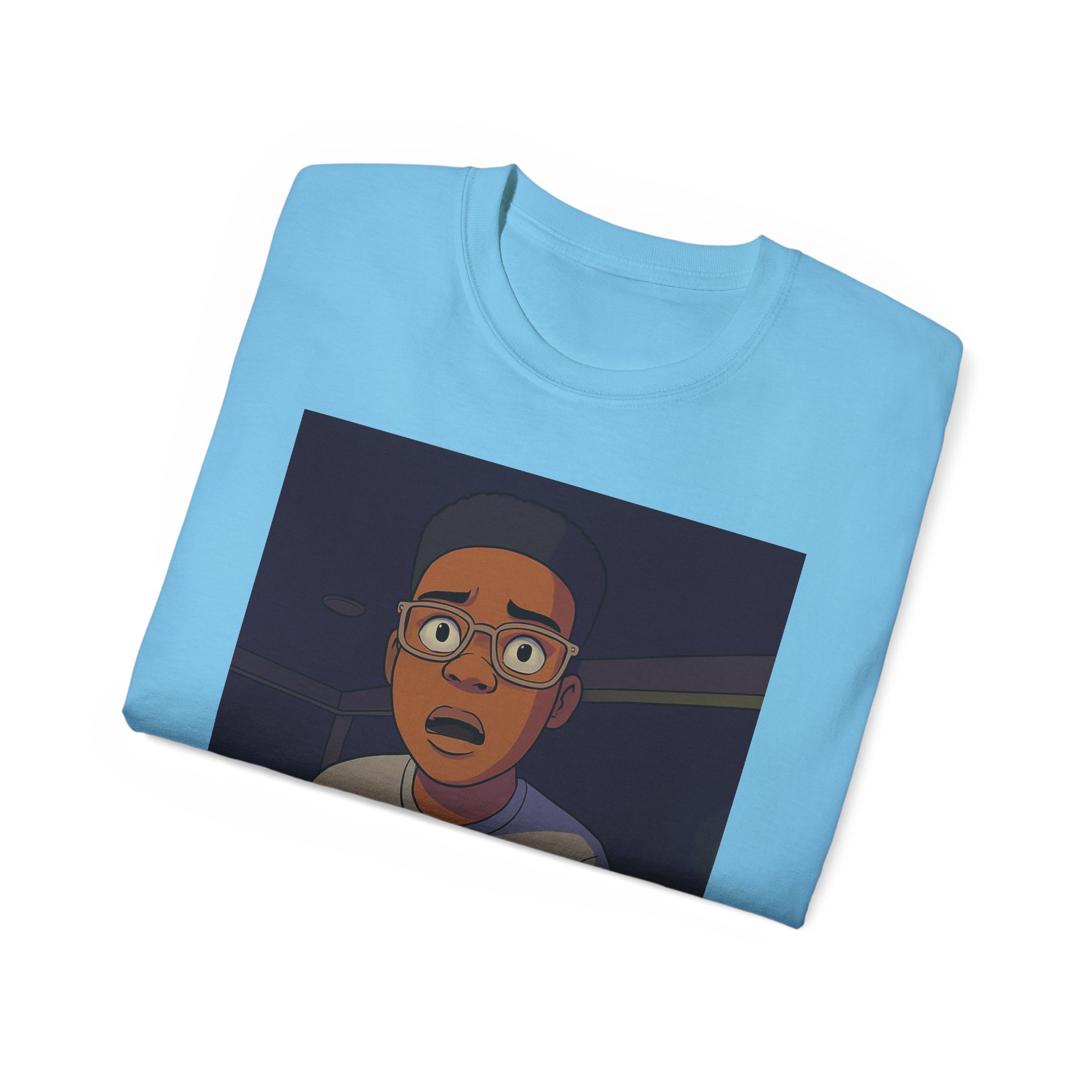 Shocked Cartoon Character T-Shirt - Image 40