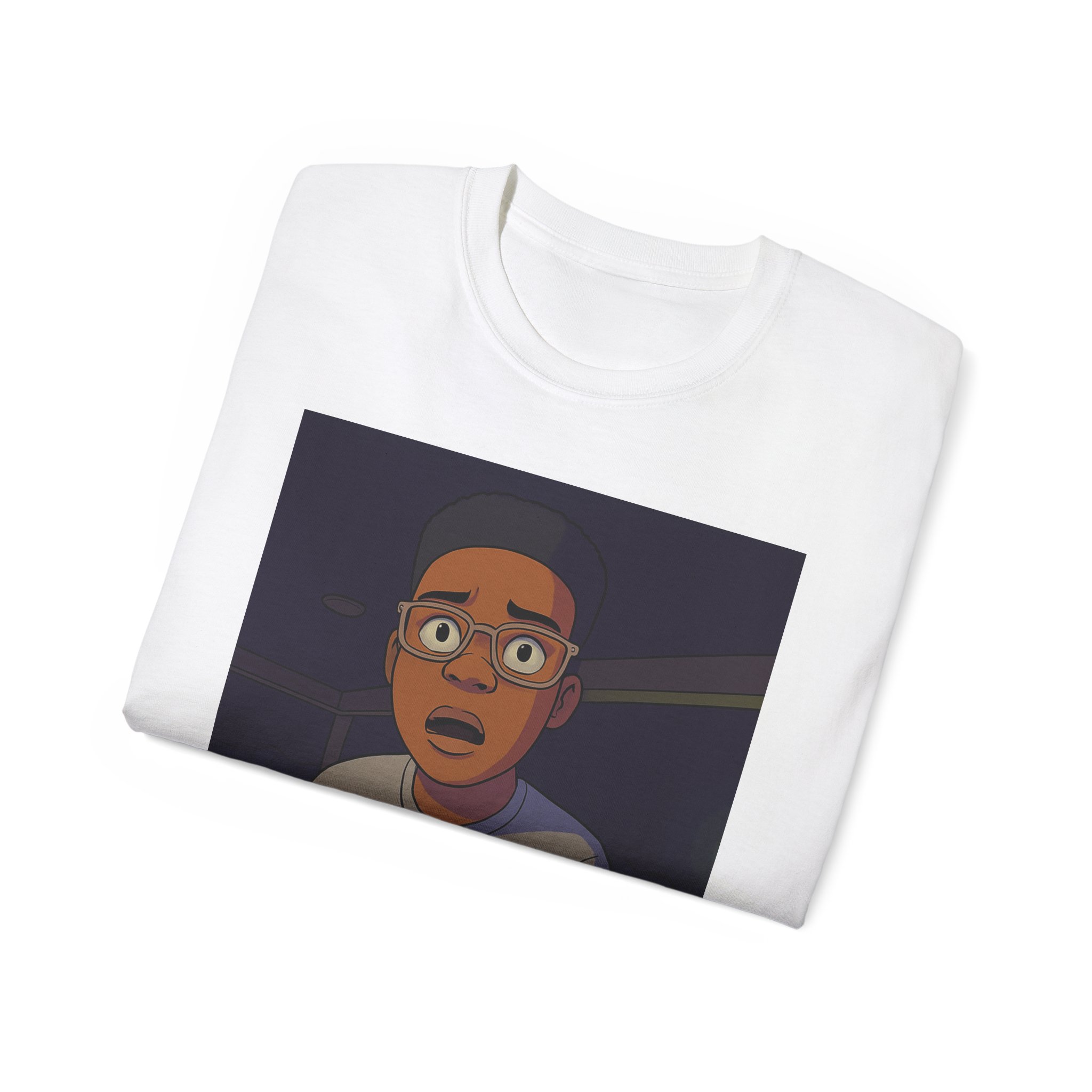 Shocked Cartoon Character T-Shirt - Image 4