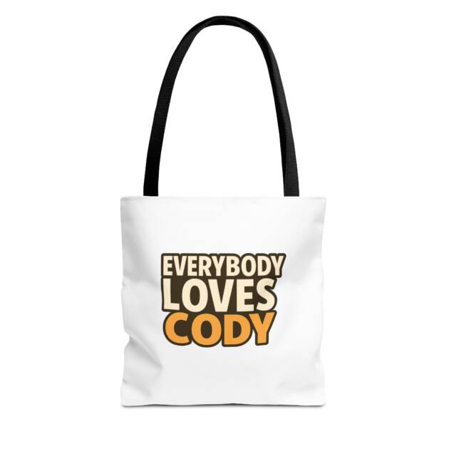 Everybody Loves Cody Tote Bag — Retro Bold Name Tote for Fans & Gifts