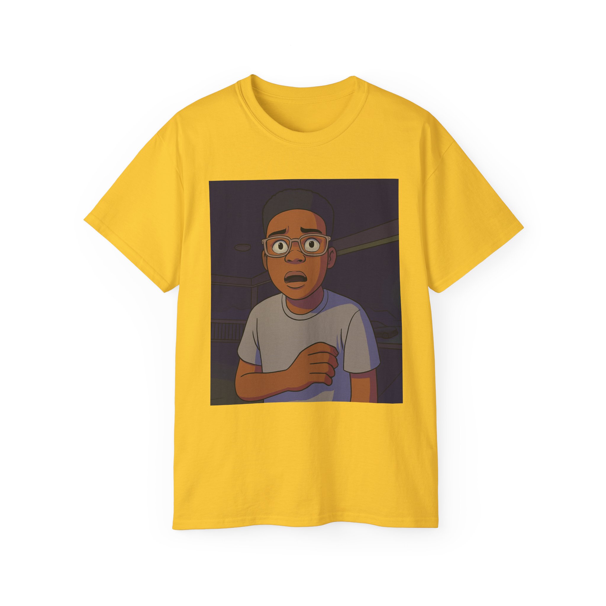 Shocked Cartoon Character T-Shirt - Image 21