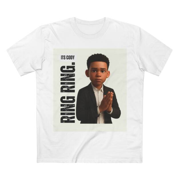 Ring Ring ,'It's Cody' Praying Boy Graphic Tee